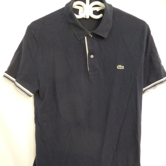 LACOSTE, medium, navy blue polo shirt, BNWOT